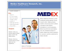 Tablet Screenshot of medexhealth.net